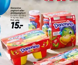 Bilka Danonino yoghurt eller drikkeyoghurt tilbud