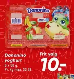 Bilka Danonino yoghurt tilbud