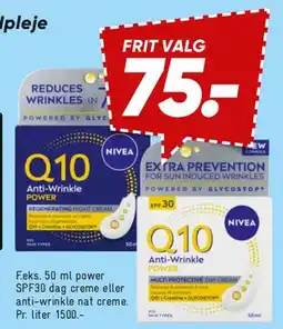 Bilka Nivea Q10 hudpleje (creme) tilbud