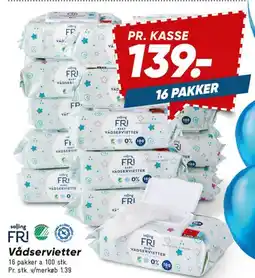 Bilka Vådservietter (pakke) tilbud