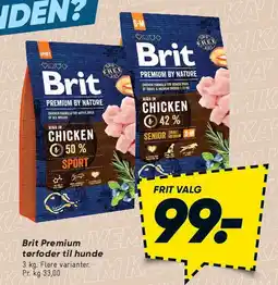Bilka Brit Premium tørfoder til hunde tilbud