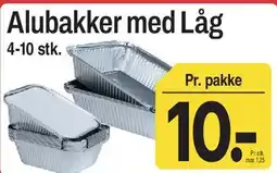 ABC Lavpris Alubakker med Låg tilbud