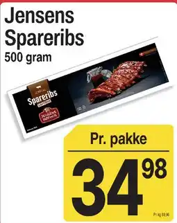 ABC Lavpris Jensens Spareribs tilbud