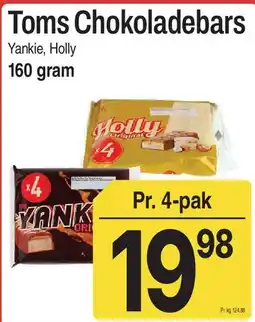 ABC Lavpris Toms Chokoladebars tilbud