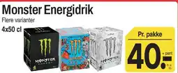 ABC Lavpris Monster Energidrik tilbud