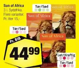 Calle Sun of Africa tilbud
