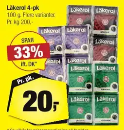 Calle Läkerol 4-pk tilbud