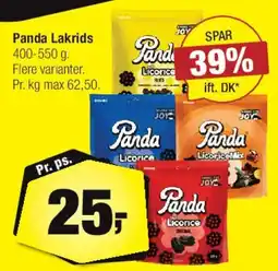 Calle Panda Lakrids tilbud