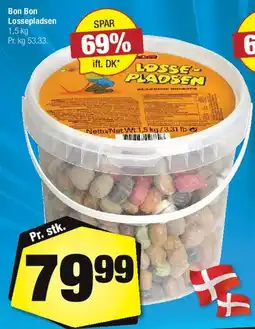 Calle Bon Bon Løssepladsen slikbøtte tilbud