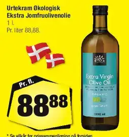Calle Urtekram Økologisk Ekstra Jomfruolivenolie tilbud