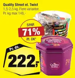 Calle Quality Street / Twist tilbud