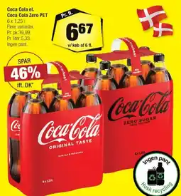 Calle Coca Cola / Coca Cola Zero PET tilbud