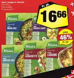 Calle Knorr Lasagne / Risretter tilbud