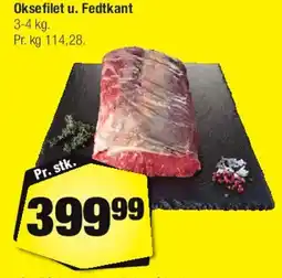 Calle Oksefilet u. Fedtkant tilbud