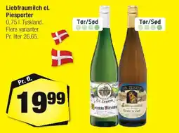 Calle Liebfraumilch el. Piesporter tilbud
