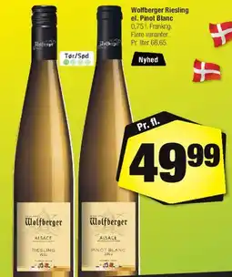Calle Wolfberger Riesling / Pinot Blanc tilbud