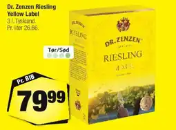 Calle Dr. Zenzen Riesling (Yellow Label) tilbud