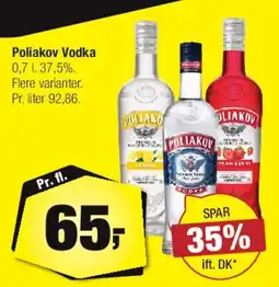 Calle Poliakov Vodka tilbud