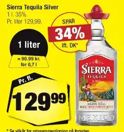 Calle Sierra Tequila Silver tilbud