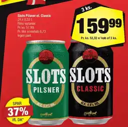 Calle Slots Pilsner el. Classic tilbud