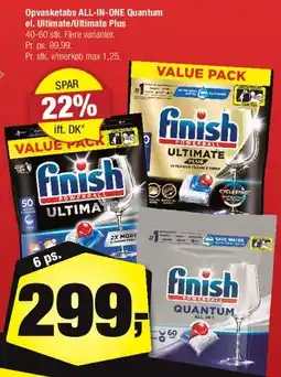 Calle Finish All-IN-ONE / Quantum (opvasketabs) tilbud