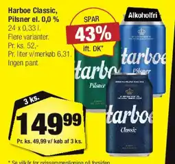 Calle Harboe Classic, Pilsner el. 0,0% tilbud