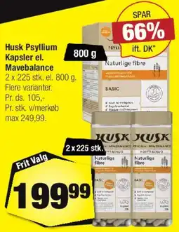 Calle HUSK Psyllium / Mavebalance tilbud