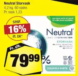 Calle Neutral Storvask tilbud