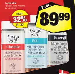 Calle Longo Vital (Multivitamin) tilbud