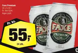 Calle Faxe Premium (øl) tilbud