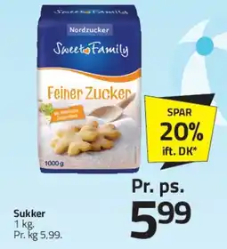 Fleggaard Sukker (1 kg) tilbud