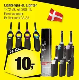 Calle Lighter / lightergas (flere varianter) tilbud
