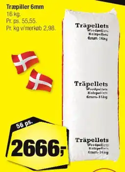 Calle Træpiller / Træpelletts (sække) tilbud