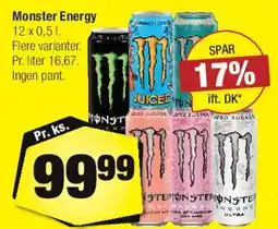 Calle Monster Energy tilbud