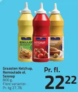 Fleggaard Graasten Ketchup / Remoulade / Sennep tilbud