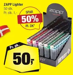 Calle ZAPP lighterpakke (flerfarvede) tilbud