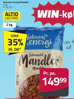 Fleggaard Naturens Energi Mandler (Søtmandel) tilbud