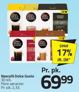 Fleggaard Nescafé Dolce Gusto tilbud