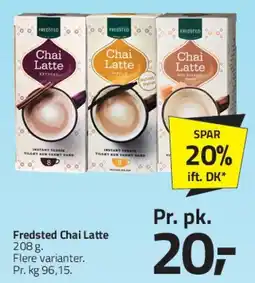 Fleggaard Fredsted Chai Latte tilbud
