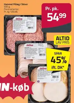 Fleggaard Hammel Pålæg i skiver tilbud