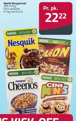 Fleggaard Nestlé Morgenmad tilbud