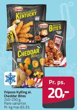 Fleggaard Fripozo Kentucky / Cheddar Bites tilbud