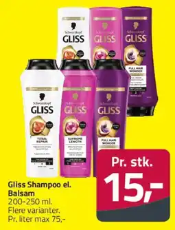 Fleggaard Gliss Shampoo / Balsam tilbud