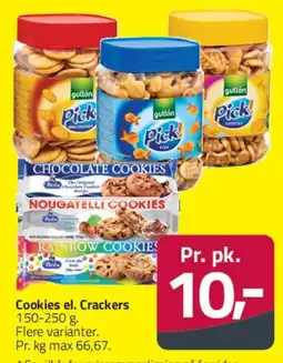 Fleggaard Cookies el. Crackers tilbud