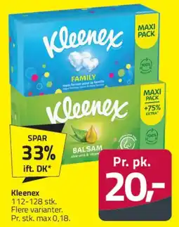 Fleggaard Kleenex (Maxi Pack) tilbud