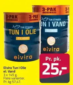 Fleggaard Elvira Tun i olie el. vand (3-pak) tilbud