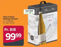 Fleggaard Peter & Peter Riesling Feinherb (BIB) tilbud