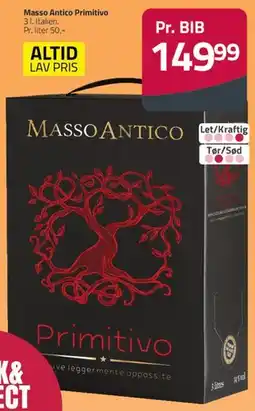 Fleggaard Masso Antico Primitivo (BIB) tilbud