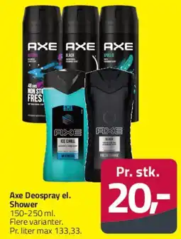 Fleggaard Axe Deospray el. Shower tilbud