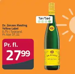 Fleggaard Dr. Zenzen Riesling Yellow Label tilbud